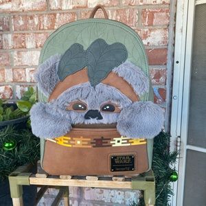 Loungefly mini backpack starwars ewok boxlunch exclusive